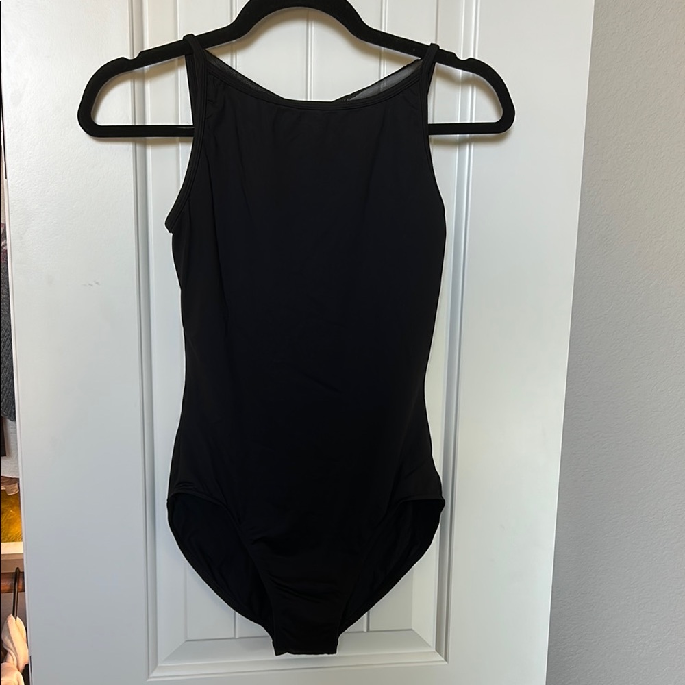 Black One-Piece Women’s Leotard